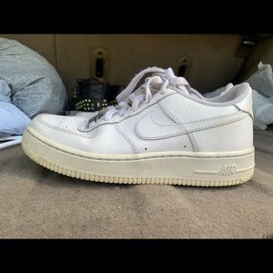 White Nike Airforce Ones